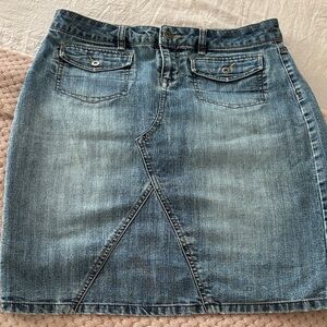 Classic Denim Pencil Skirt